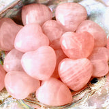 Rose Quartz Heart Crystals