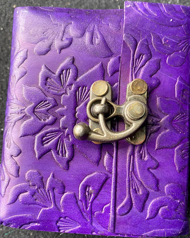 Embossed Journal ~ Purple ~ Mini