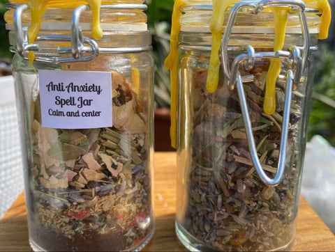Anti-Anxiety Spell Jar - Calm, Comfort and Peaceful Feelings