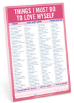 Things I Must Do to Love Myself ~ Notepad